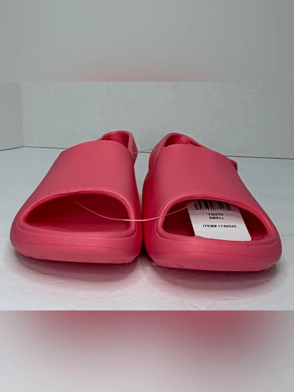32 Degrees Cool Youth Pink Cushion Slides S 11-12 NIB Adjustable Strap